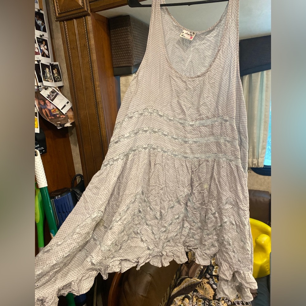 Voile trapeze lace slip